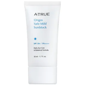 Безпечний м'який сонцезахисний крем - A-True Origin Safe Mild Sunblock SPF50 /PA   