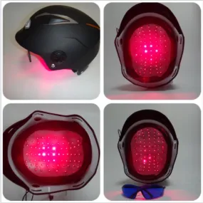 64 soft lasers scalp exerciser cap helmet glasses timer massage comb 4 in 1