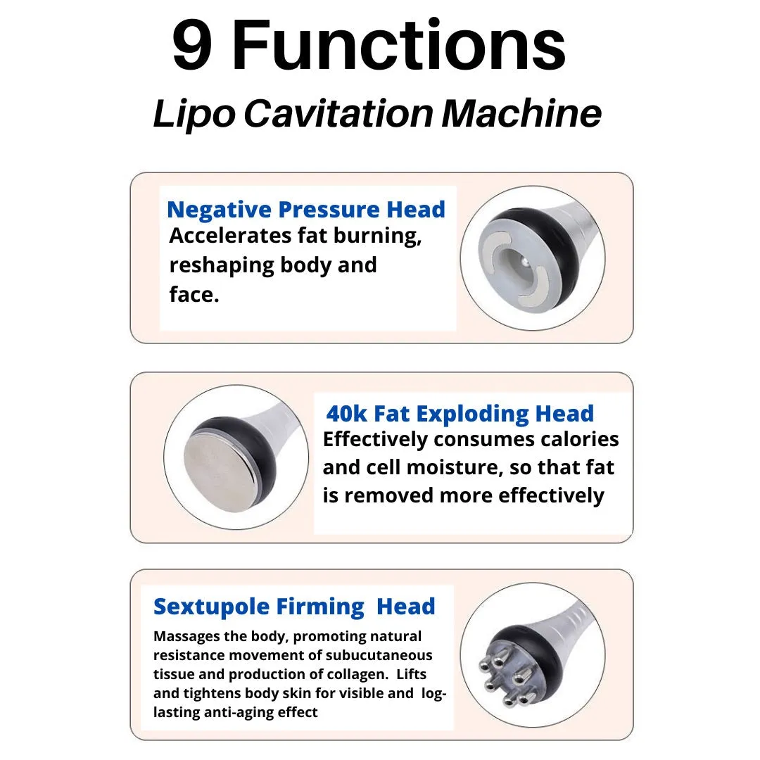 Adonis 9 in 1 Cavitation Machine for Toning & Slimming