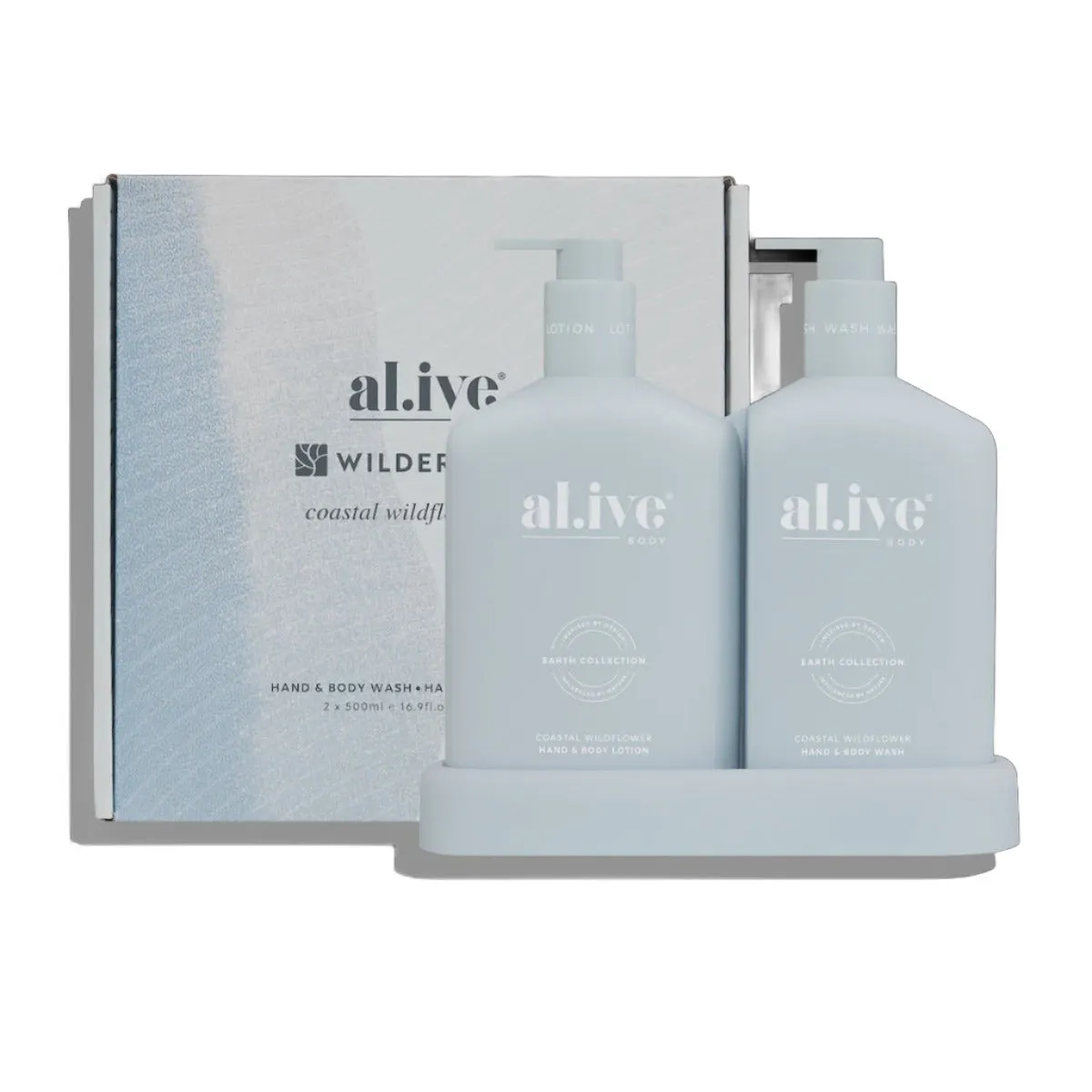 Al.ive Wash & Lotion Duo⎮ Tray⎮Coastal W'flower