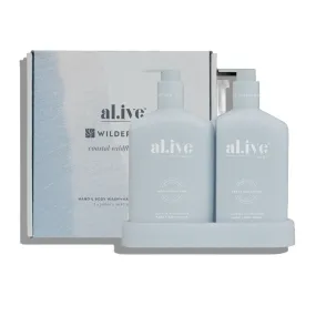 Al.ive Wash & Lotion Duo⎮ Tray⎮Coastal W'flower