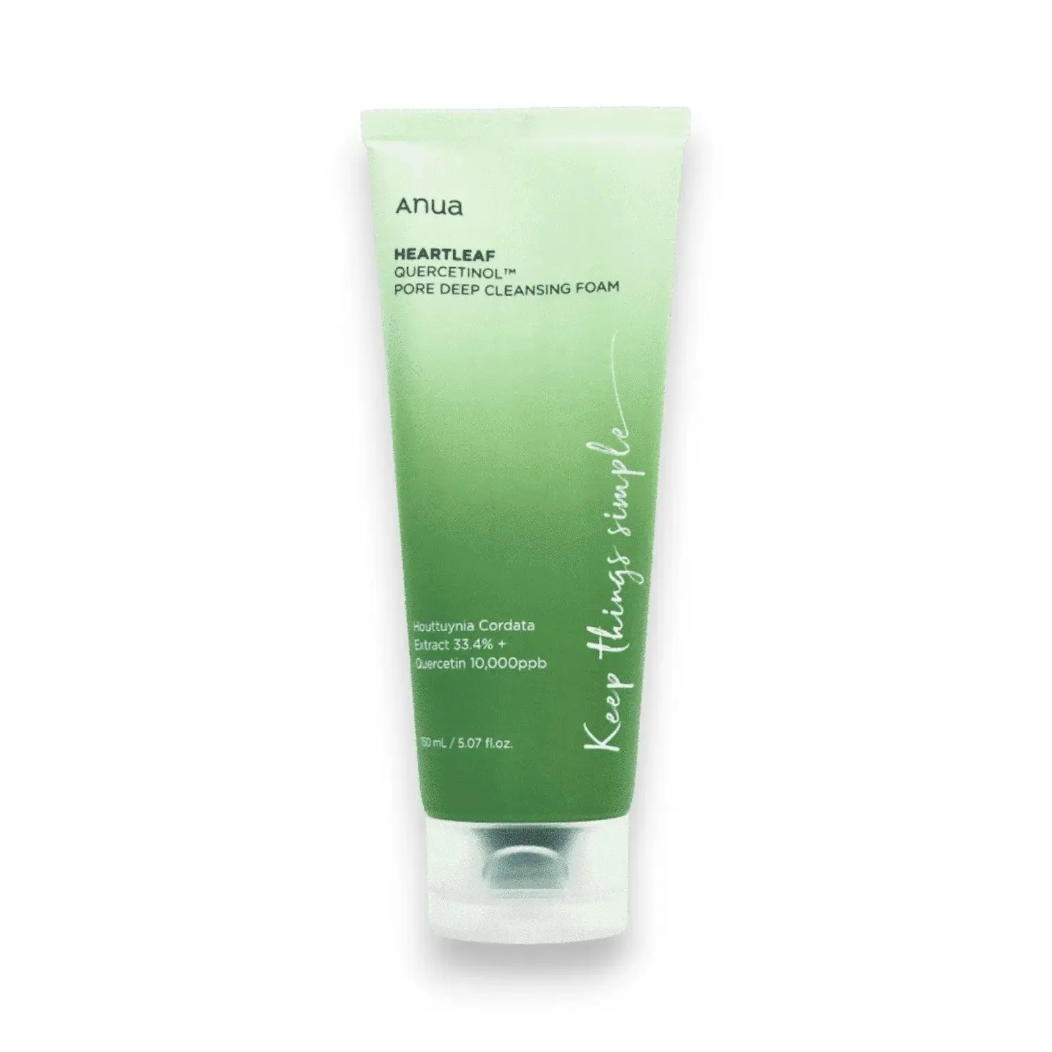 Anua Heartleaf Quercetinol Cleansing Foam 150ml