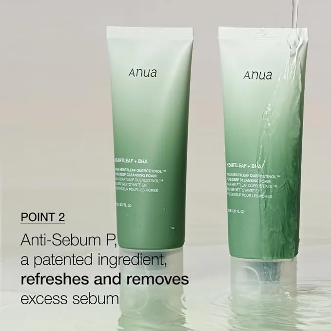 Anua - Heartleaf Quercetinol Pore Deep Cleansing Foam