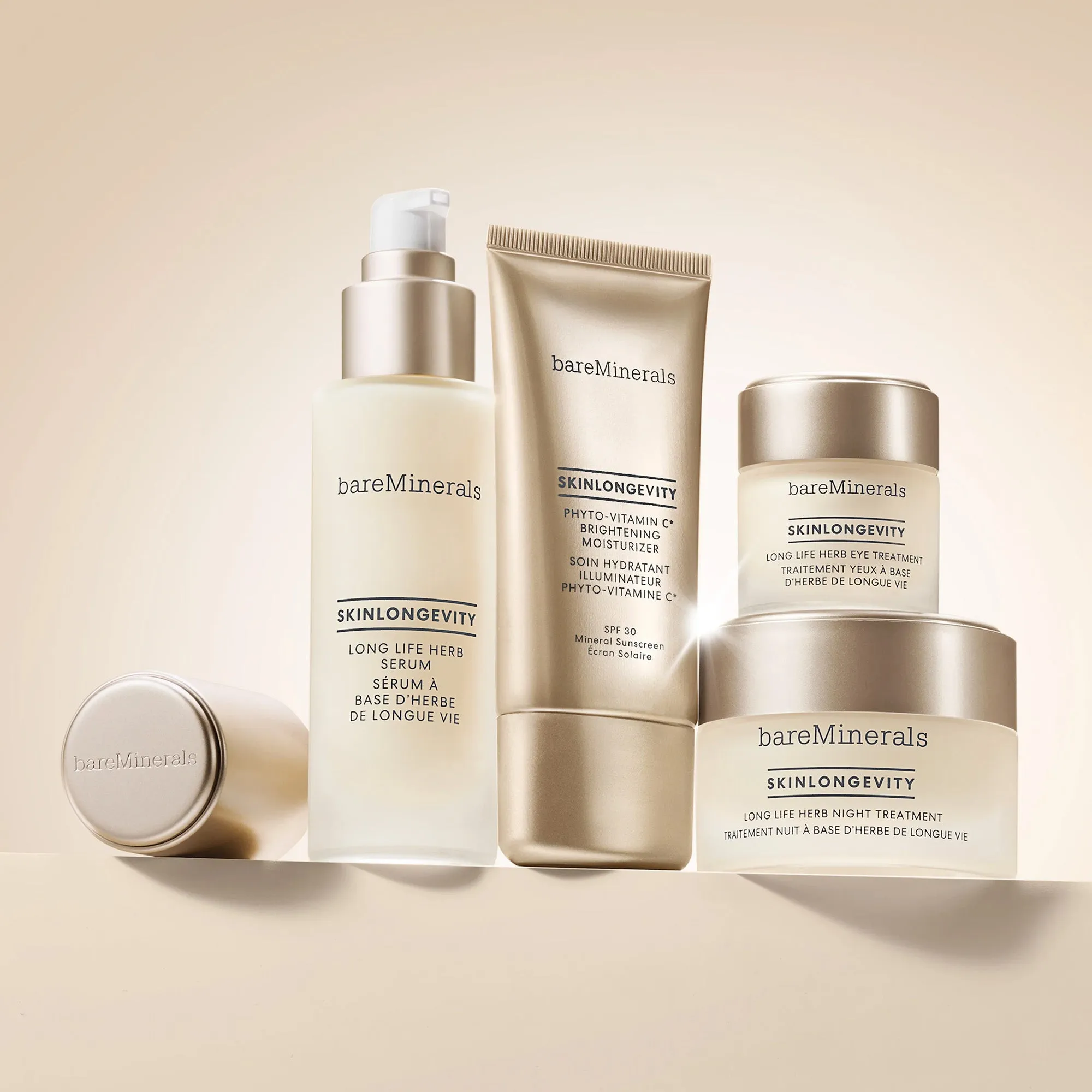 bareMinerals Skinlongevity Phyto-Vitamin C Brightening Moisturizer Mineral SPF30