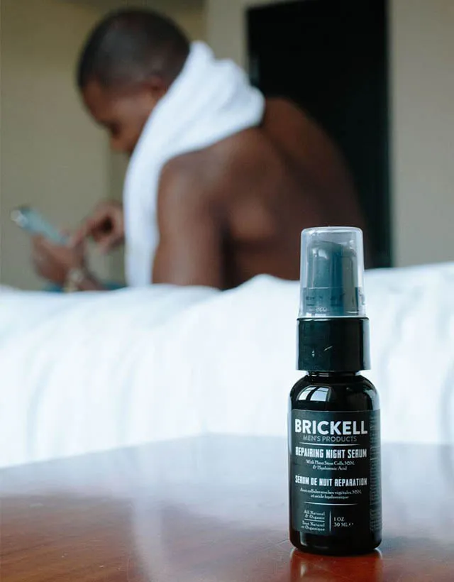Brickell Men's Products - Repairing Night Serum, 30ml