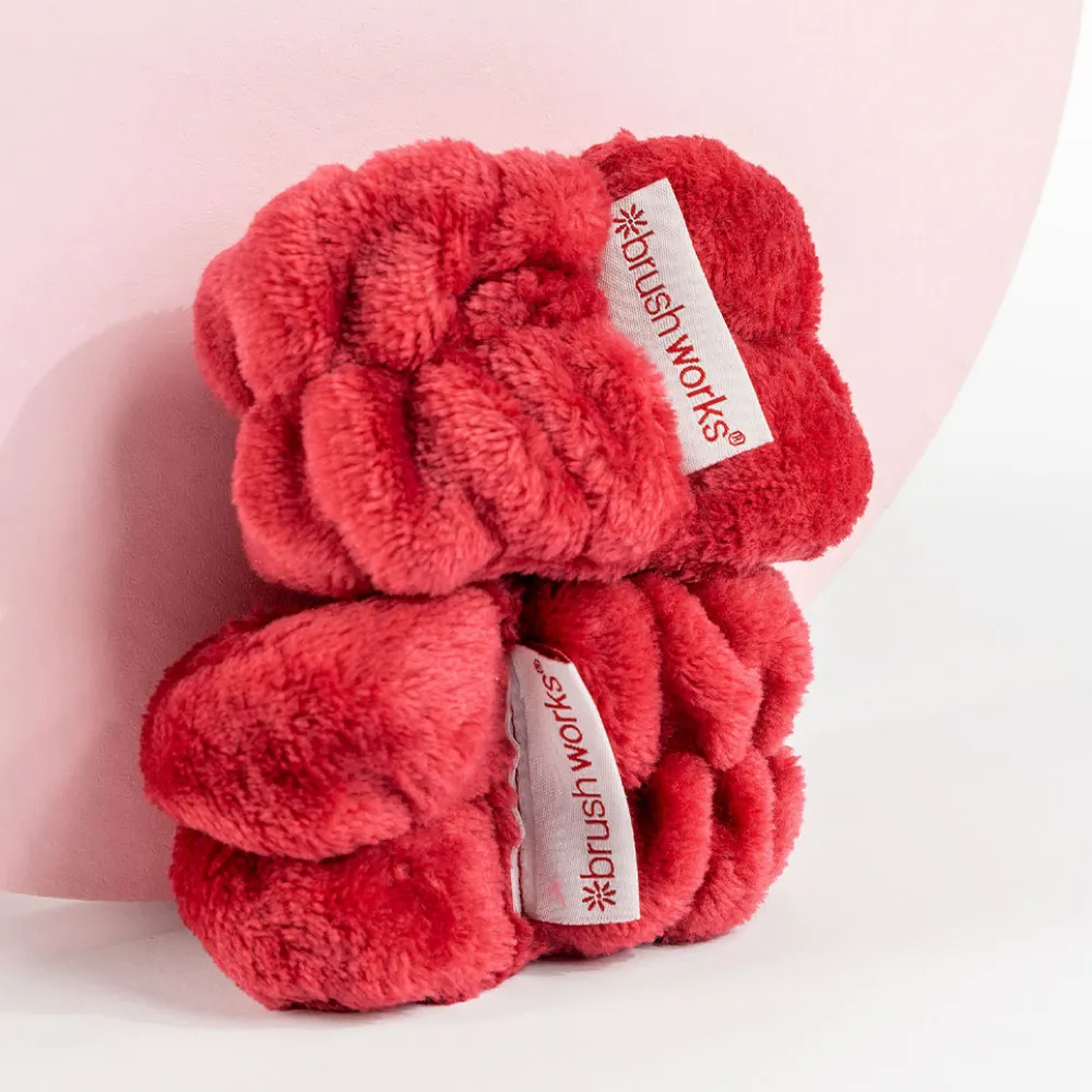 Brushworks Limited Edition Microfibre Wrist Bands Pack of 2