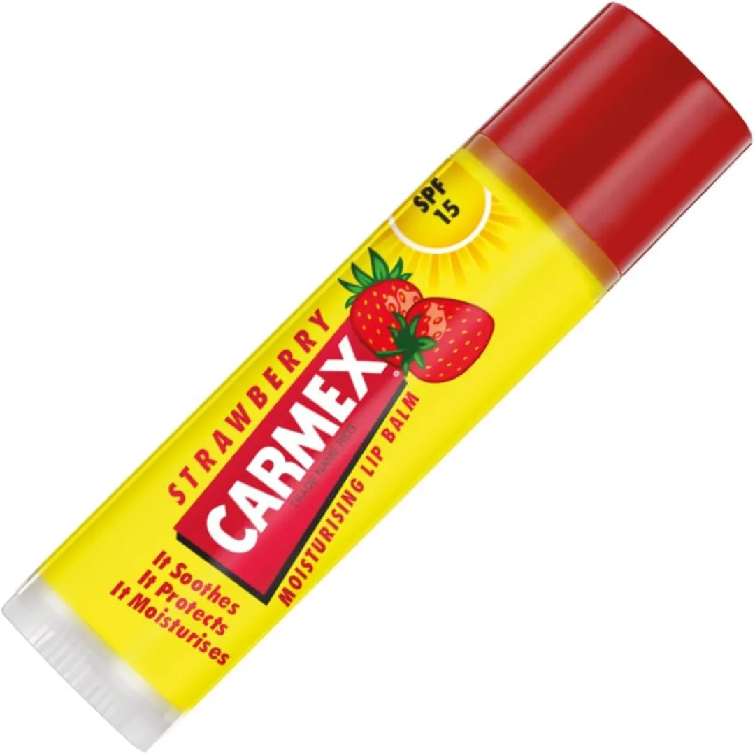 Carmex Strawberry Moisturising Lip Balm Stick 4.25GM (T)