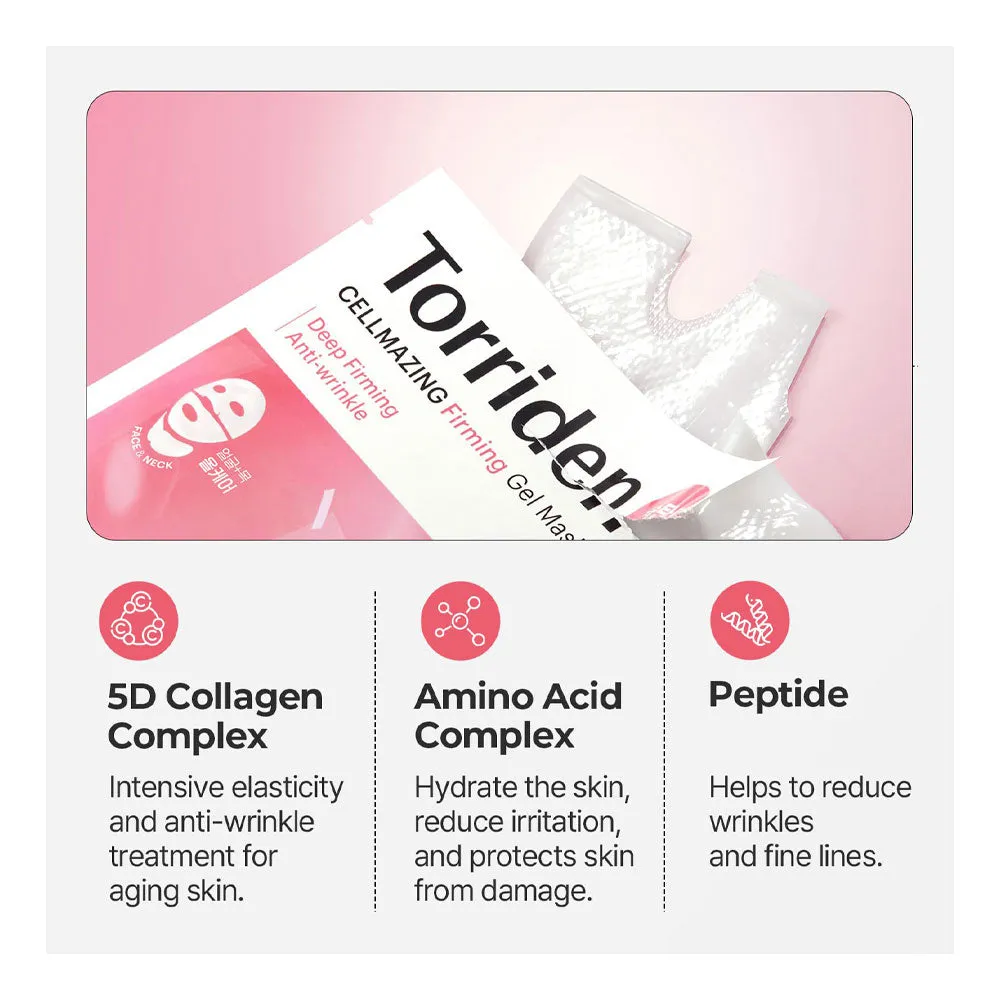 Cellmazing Firming Gel Mask Sheet (For Face and Neck)