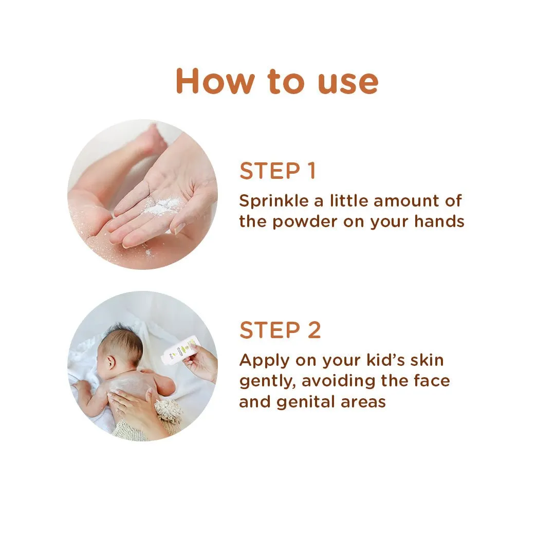 Citta Talc-Free Baby Powder with Corn Starch & Oats I Pack of 1