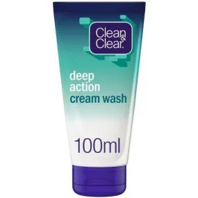 CLEAN & CLEAR Deep Action Cream Wash 100 ML
