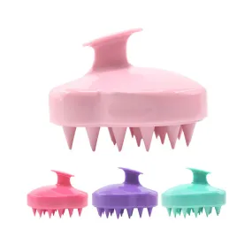 Hair Massage Brush Head Neck Massager  Silicone   Comb Shampoo Bath Scalp Care Brush for Dry Damaged Hair,Men, Women,
