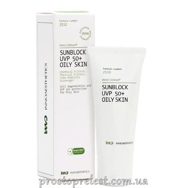 Innoaesthetics Inno-Derma Sunblock UVP 50  Oily Skin - Сонцезахисний крем з матуючим ефектом для жирної шкіри SPF 50 