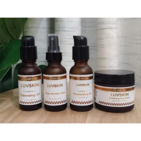 LUVSKIN Gentle Exfoliation 4-Piece Set