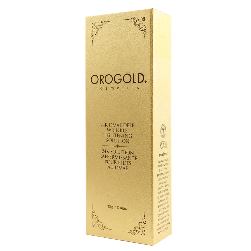 Orogold Exclusive Eye Collection 24K Dmae Deep Wrinkle Tightening Solution 12g