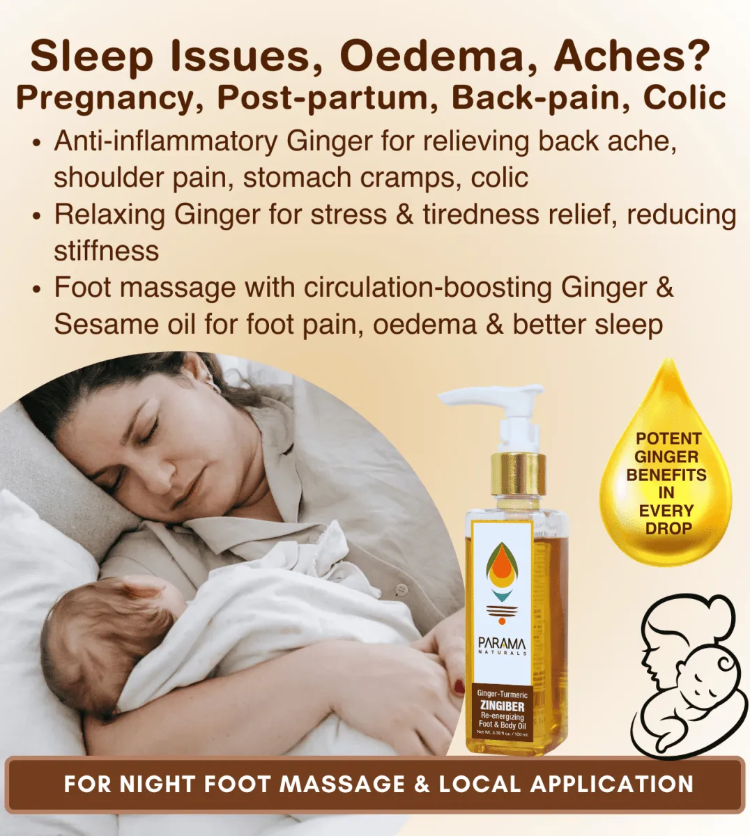 Parama Naturals Baby Shower Gift Set- Mom Premium