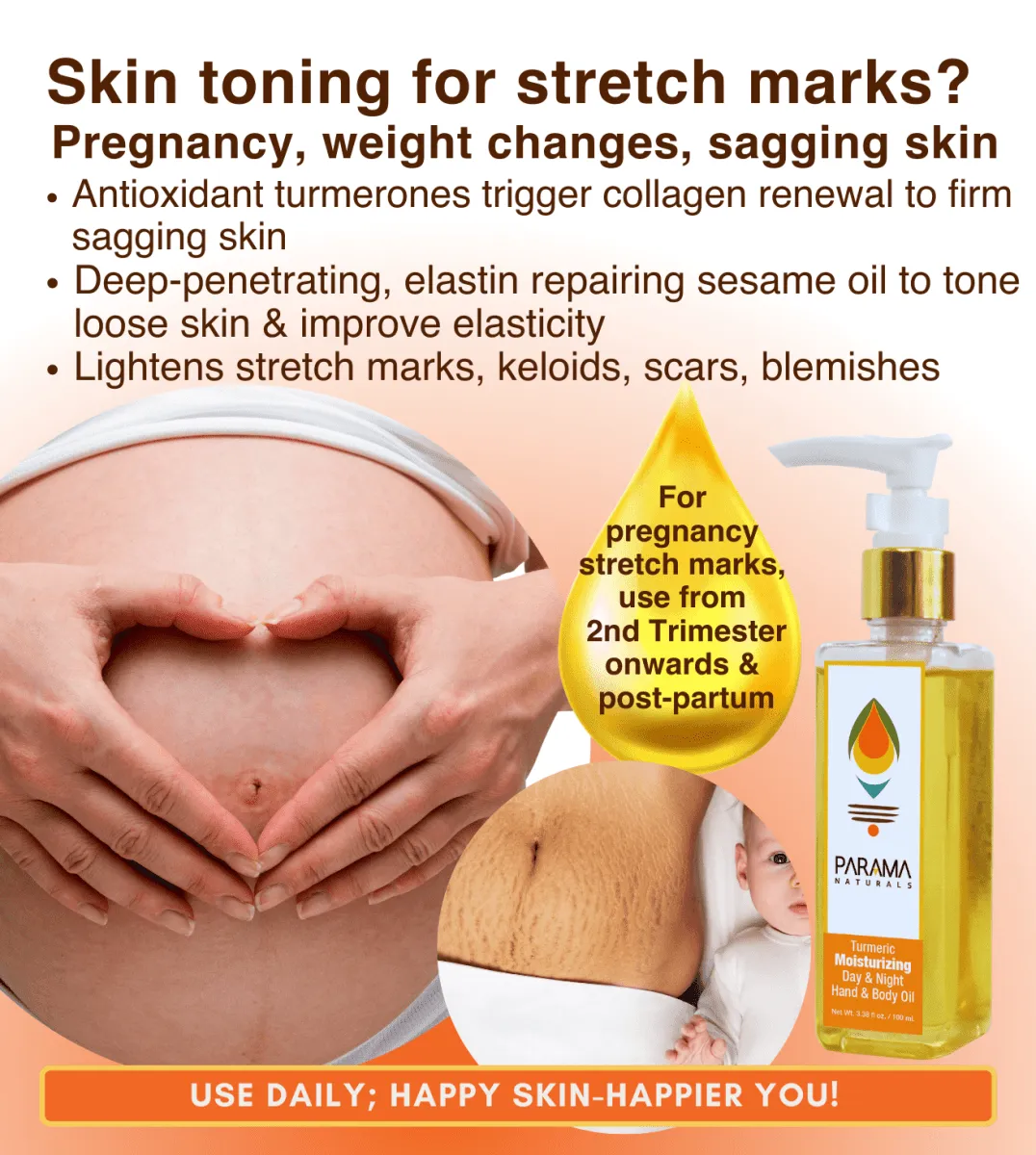 Parama Naturals Baby Shower Gift Set- Mom Premium