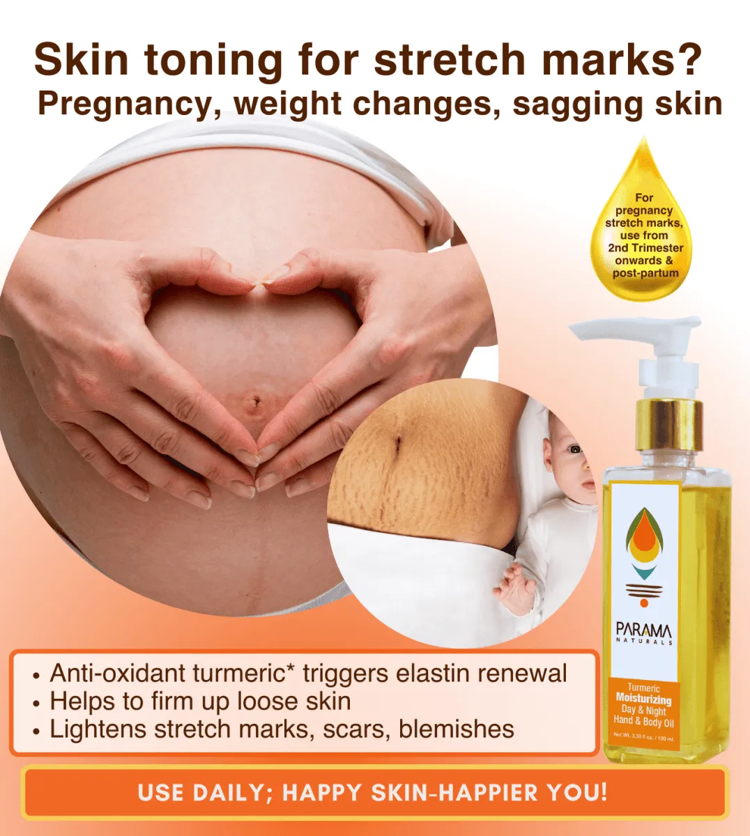 Parama Naturals Moisturizing Face & Body Oil