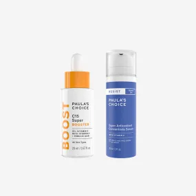 Power Couple: C15 Super Booster & Resist Super Antioxidant Serum