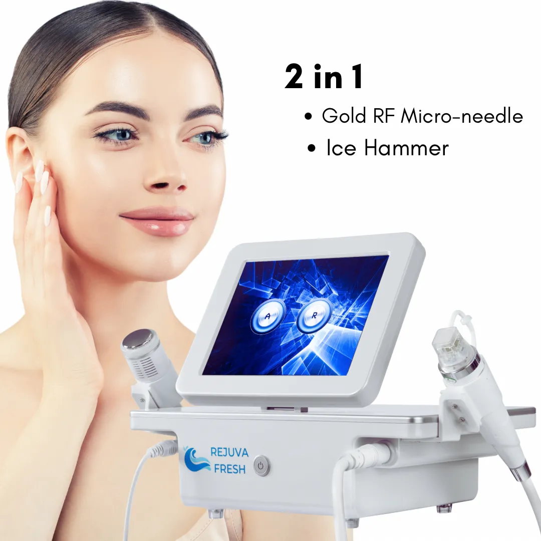 Rejuva Fresh Pro-Secret Icy Gold RF Microneedling Machine