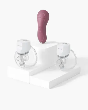 S12 Pro Double Wearable Pump and One Kneading Lactation Massager