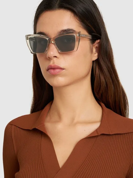 Saint Laurent   SL 657 acetate cat-eye sunglasses 
