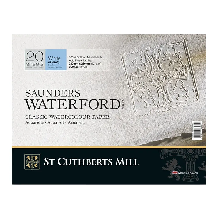 Saunders Waterford Cold Press Watercolor Blocks, Various Sizes