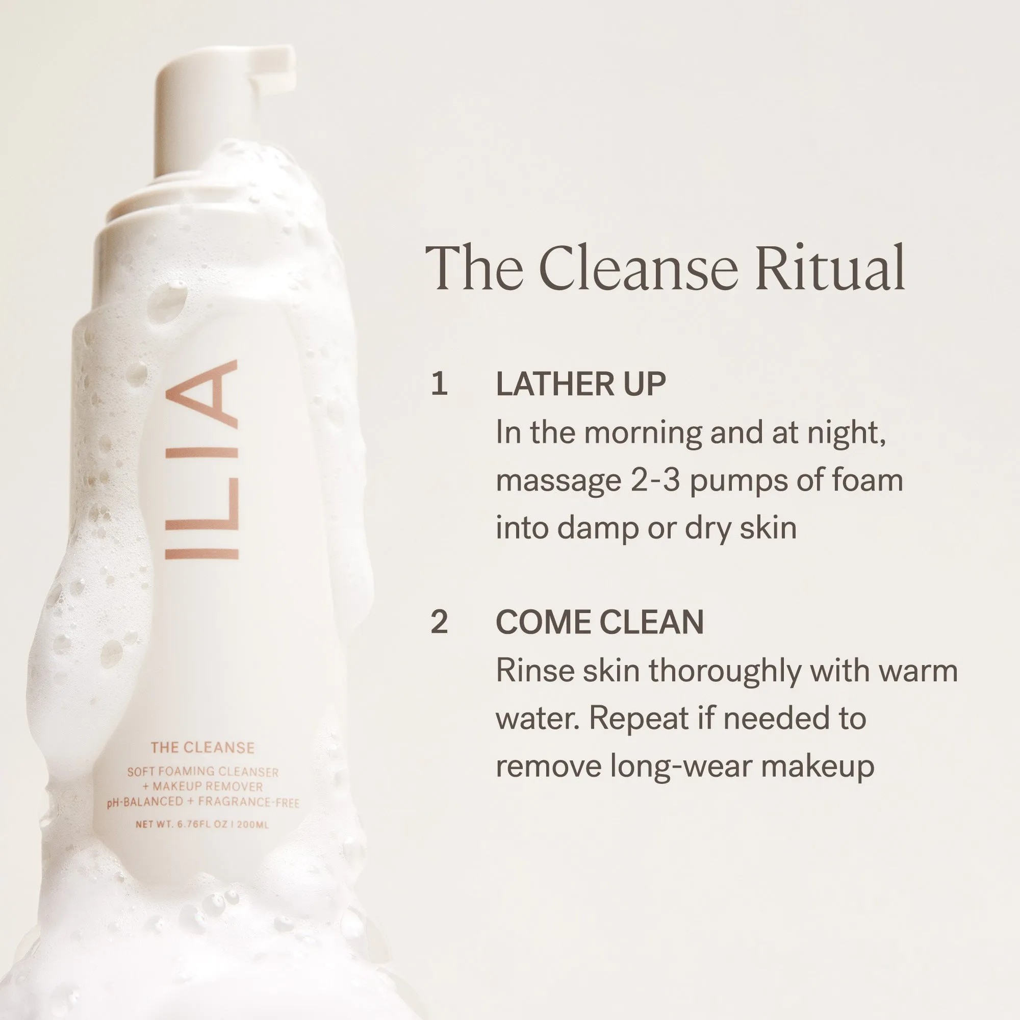 The Cleanse Soft Foaming Cleanser   Makeup Remover