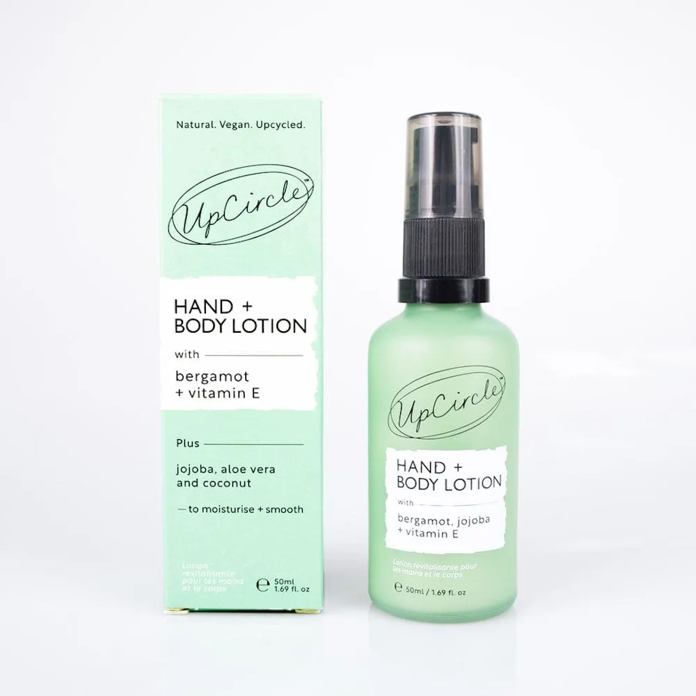UpCircle Hand & Body Lotion with Bergamot Water Travel Size 50ml