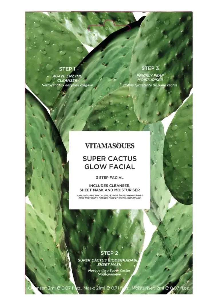 Vitamasques Super Cactus 3 Step Facial