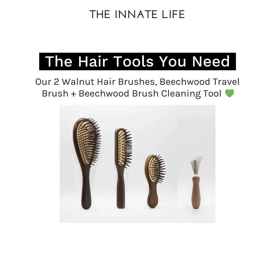 WALNUT TEARDROP BRUSH
